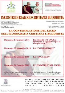 Incontri di dialogo Cristiano-Buddhista @ Centro Universitario | Padova | Veneto | Italia